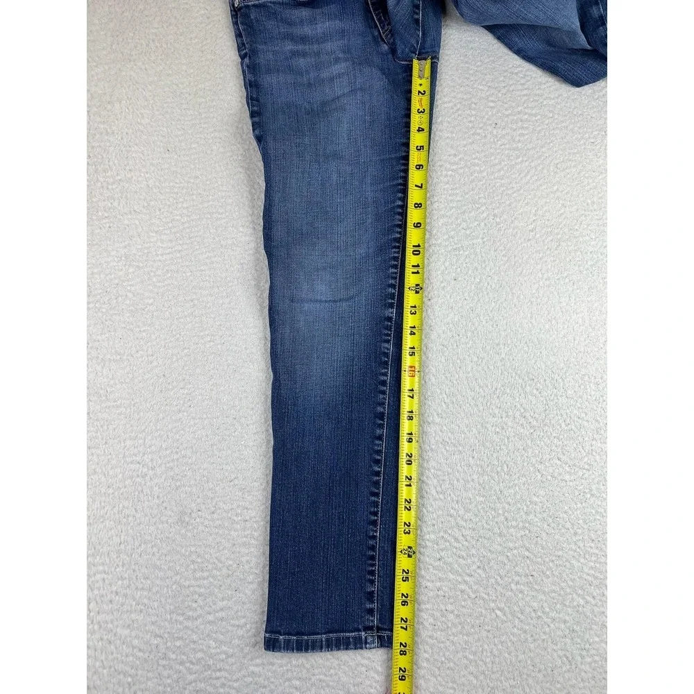 Joes Jeans Ankle Cigarette Slim Jeans Womens 30 Blue Mid Rise Stretch Denim